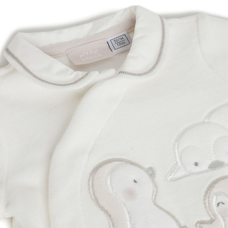 Infants Bronze Applique Front Opening Babysuit image number 2